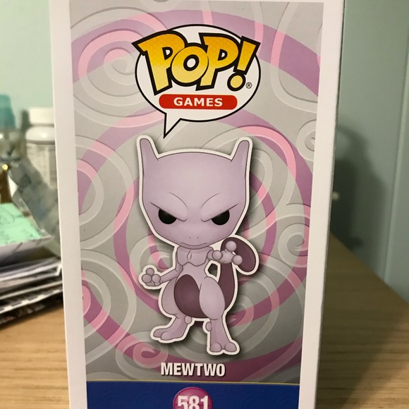 Funko Flocked Mewtwo - Brand New in Box - Picture 4 of 9